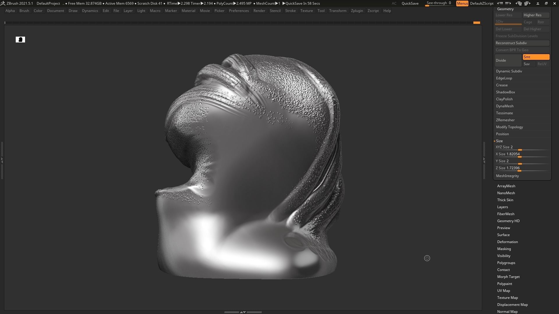 Modern Abstract Decorative sculpture 3d print model 118 3D print model_6