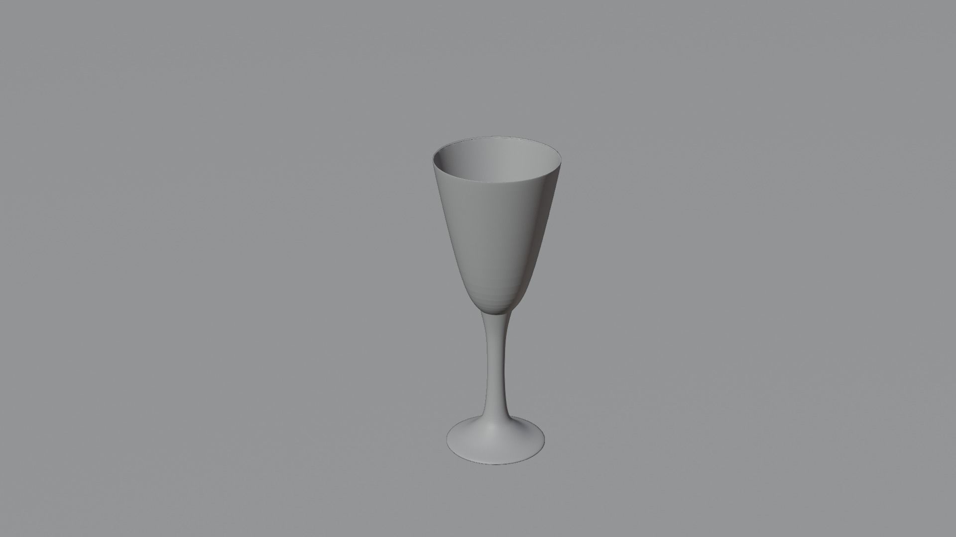 Set of glasses and goblets for the interior 3D model_7