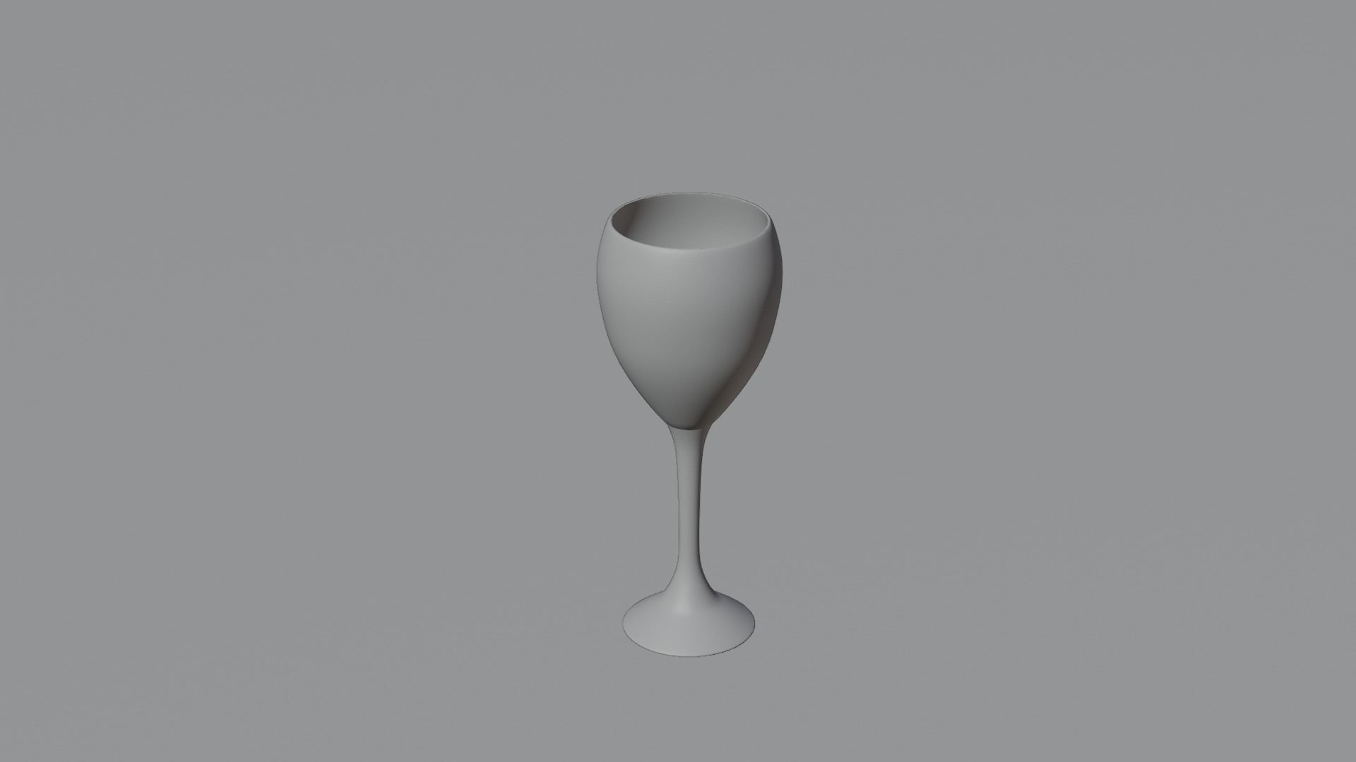 Set of glasses and goblets for the interior 3D model_5
