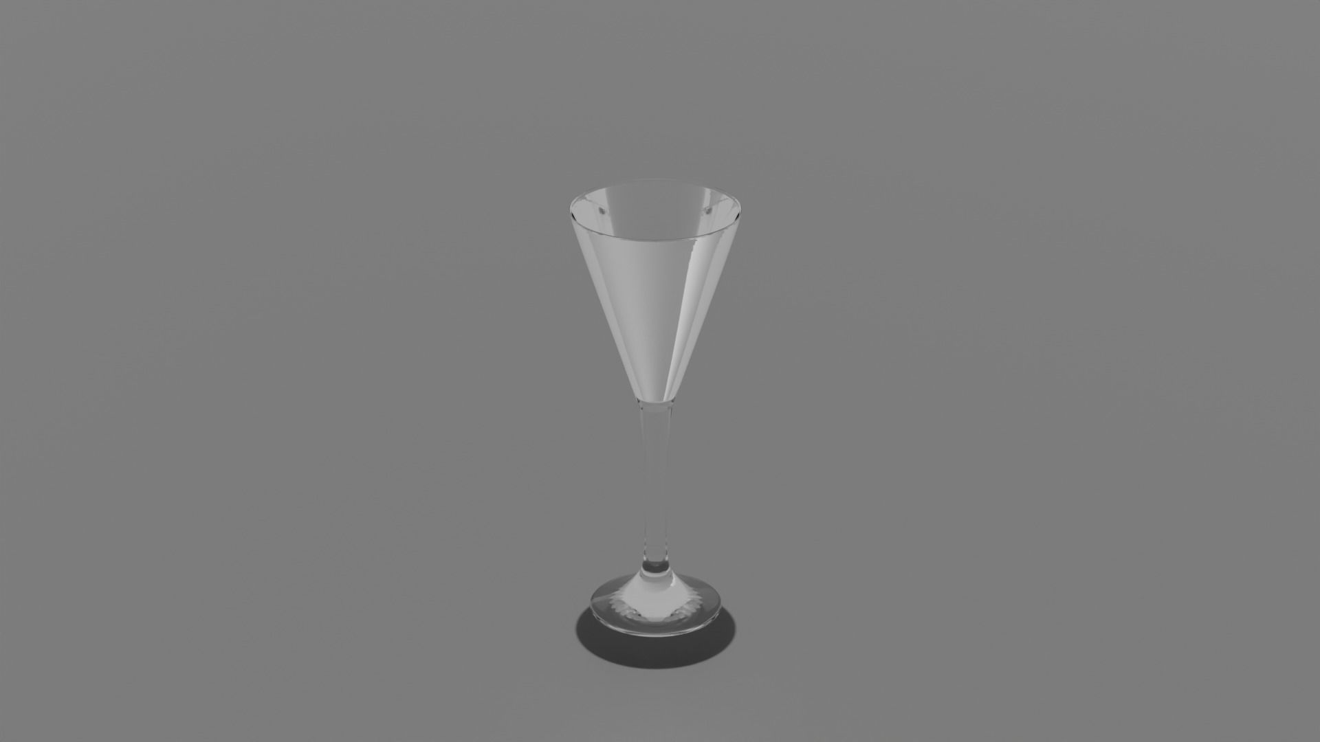 Set of glasses and goblets for the interior 3D model_10