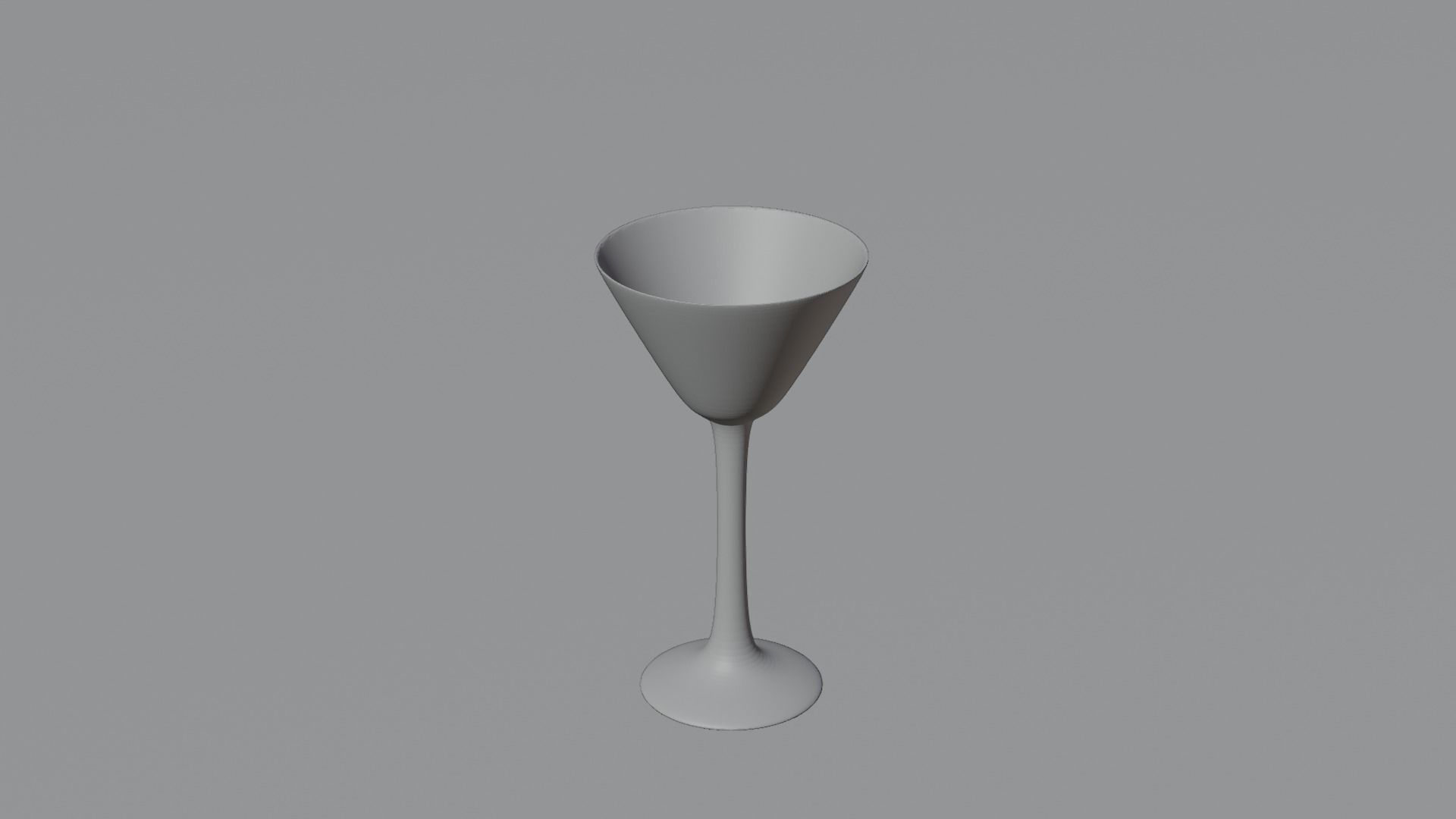 Set of glasses and goblets for the interior 3D model_9