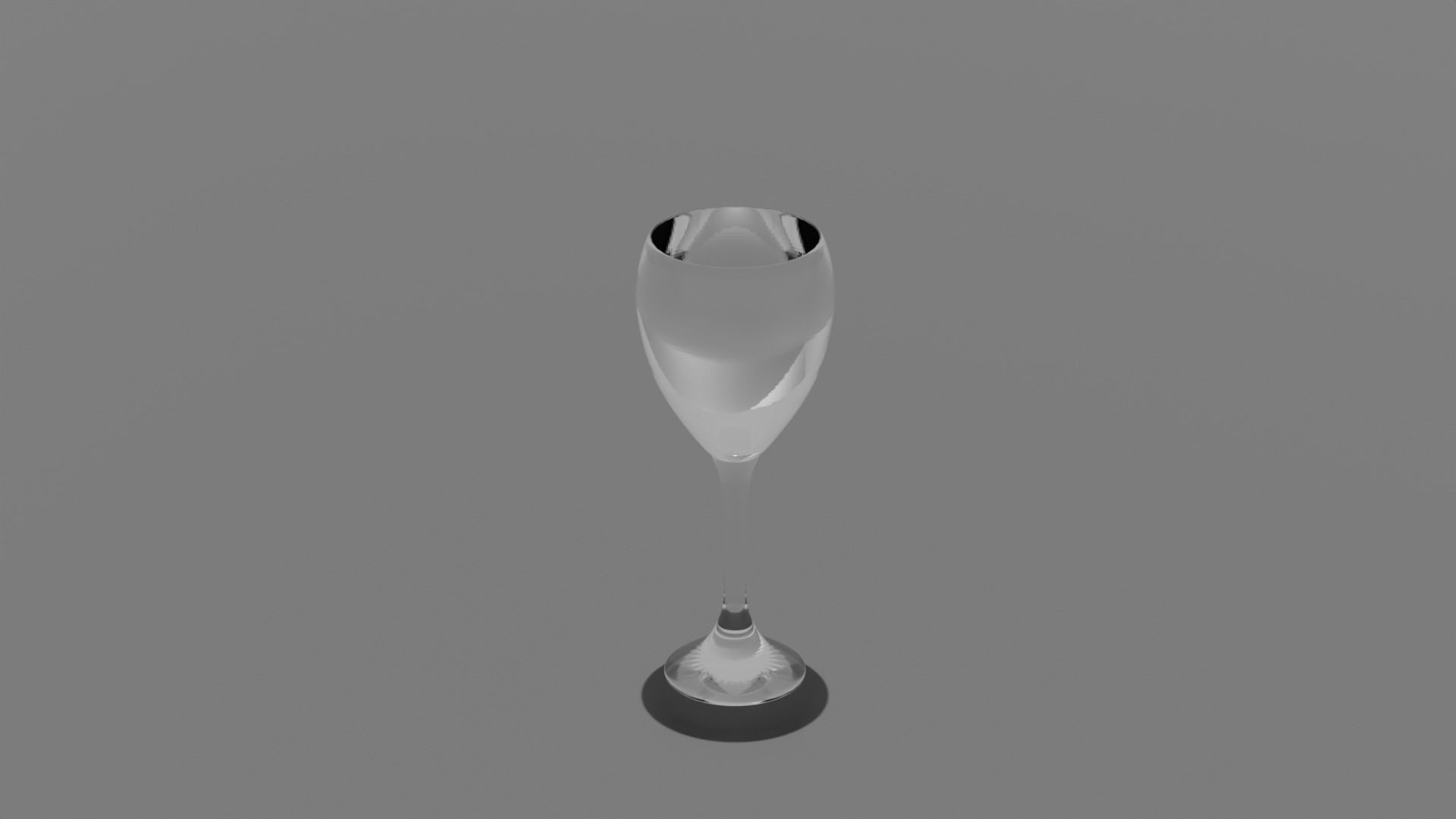 Set of glasses and goblets for the interior 3D model_4