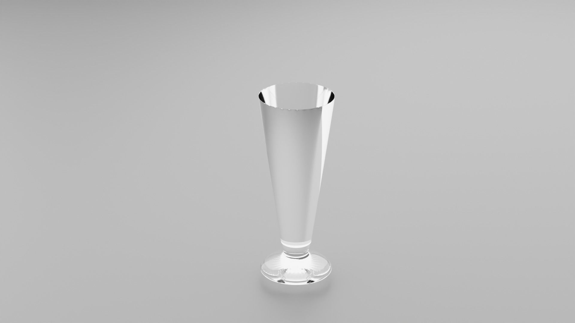 Set of glasses and goblets for the interior 3D model_2