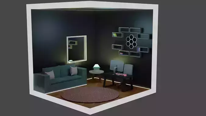 isometric room