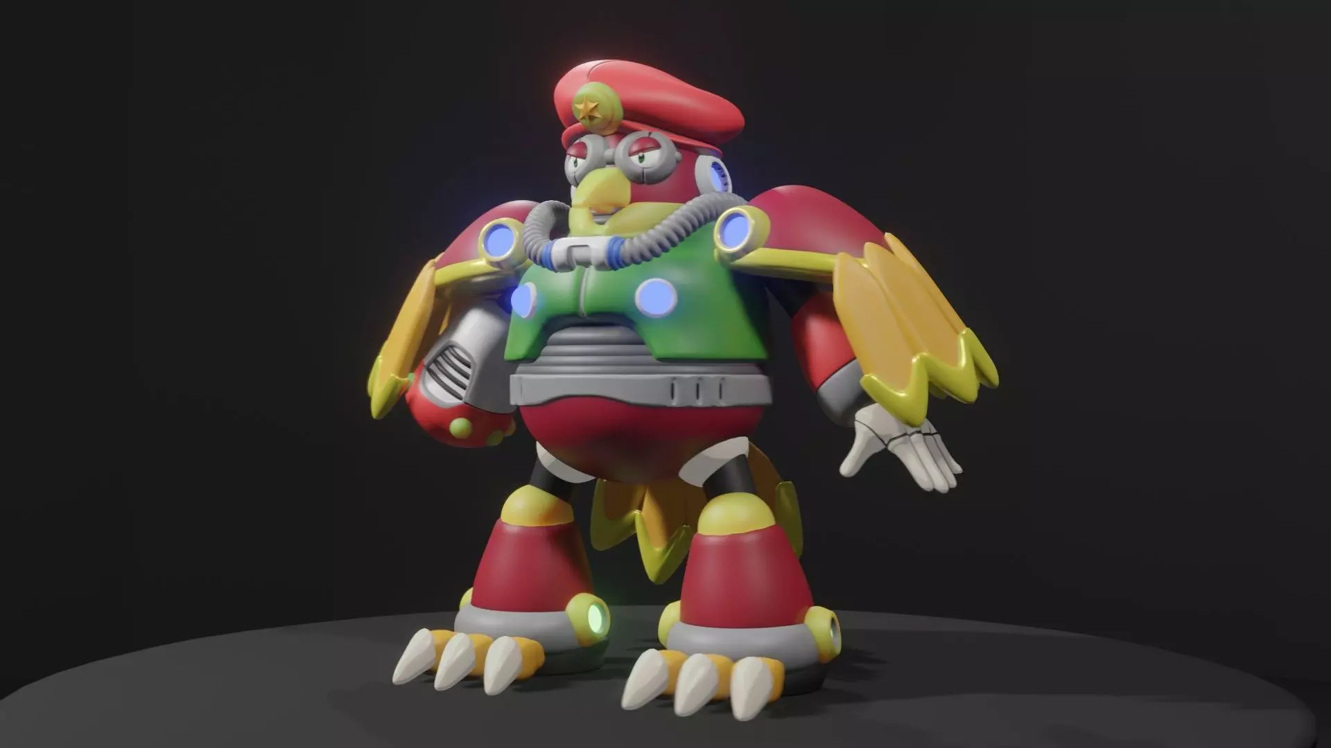 Storm Owl 3D model_0