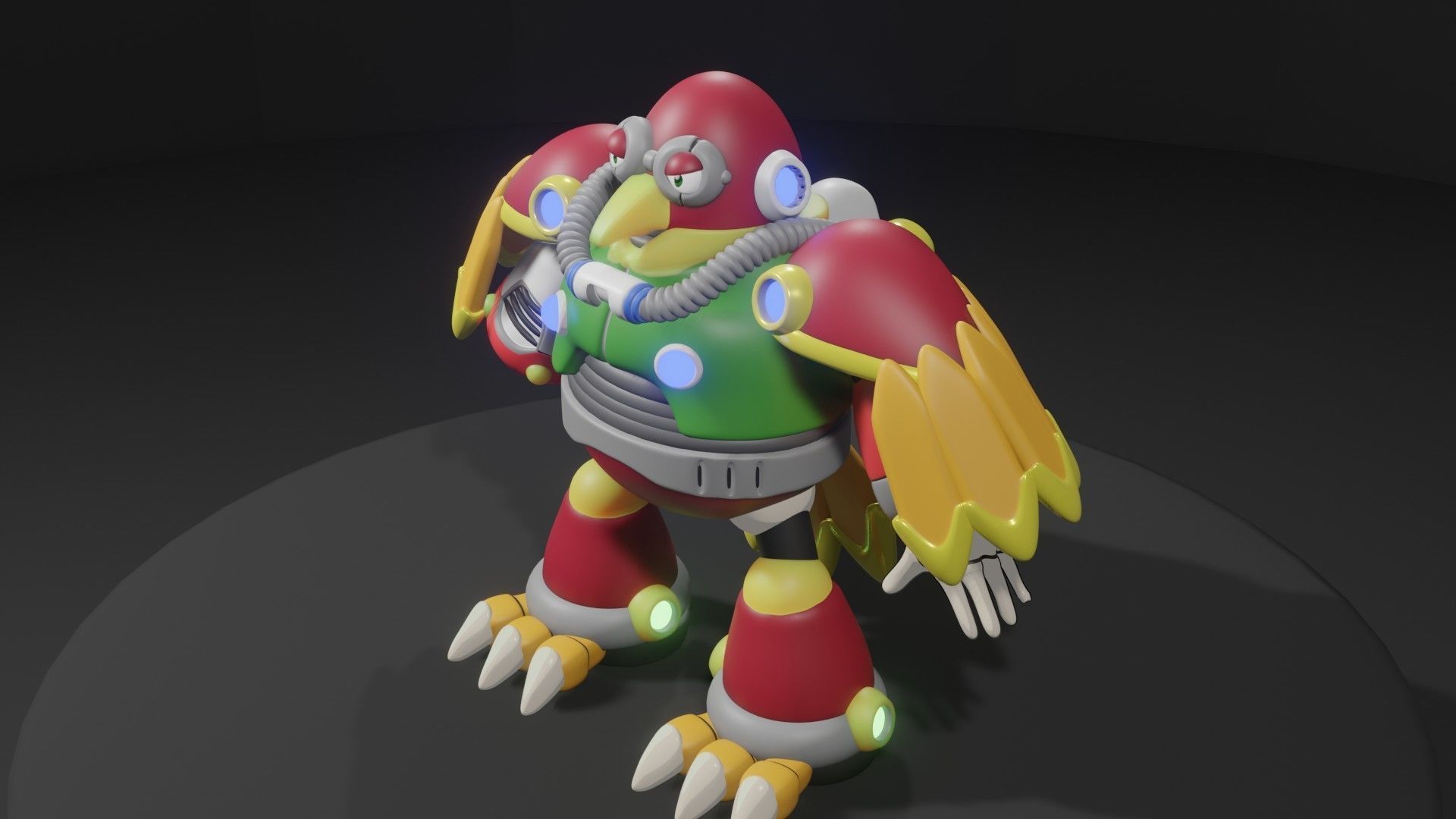 Storm Owl 3D model_13