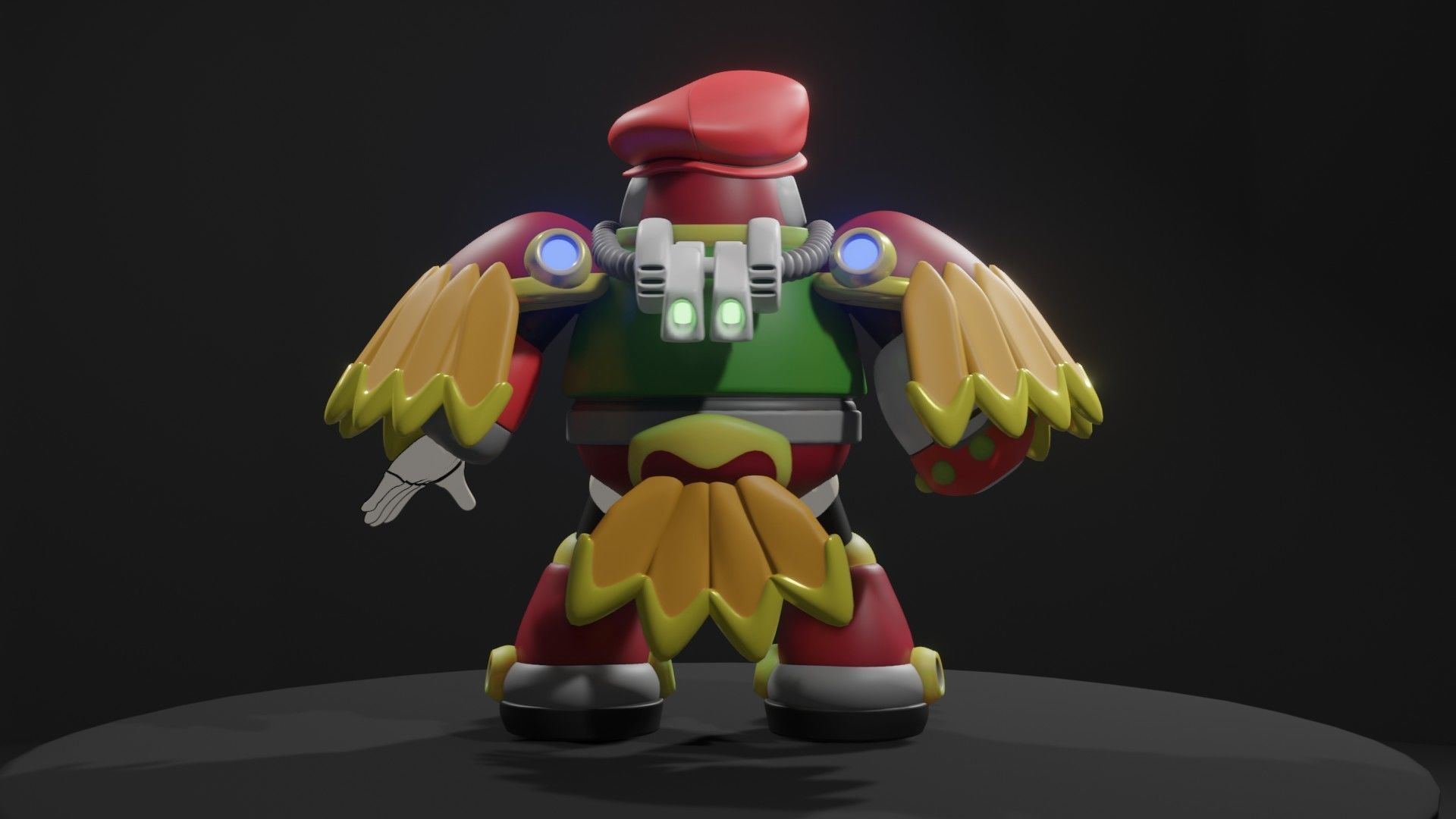 Storm Owl 3D model_6