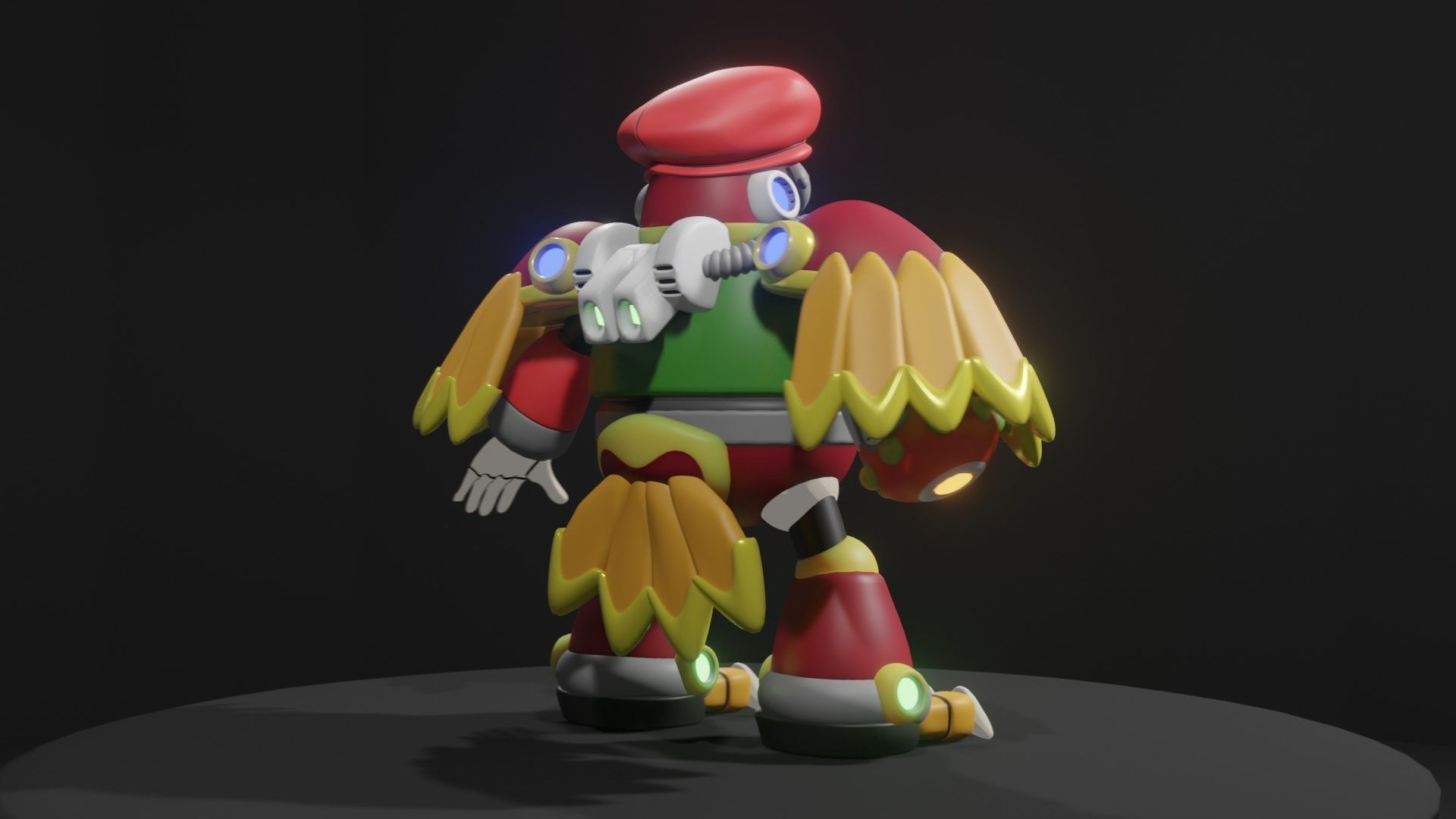 Storm Owl 3D model_7