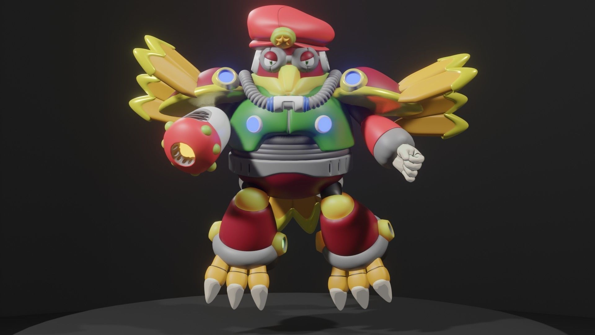 Storm Owl 3D model_11