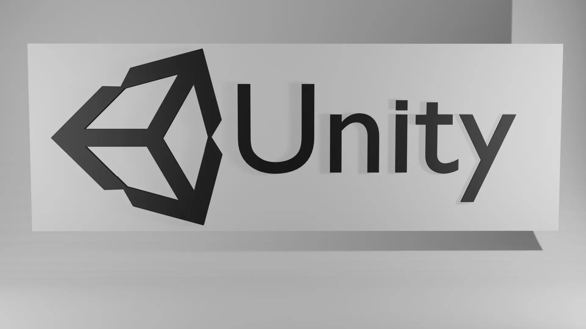 Unity Logo Free low-poly 3D model_0