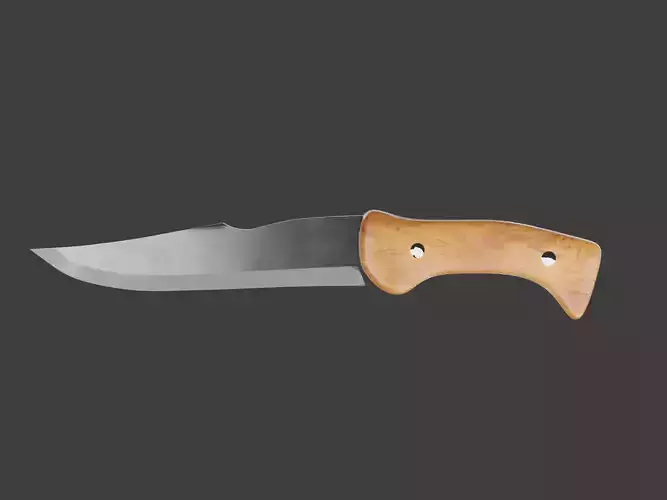 Hunting Knife 3d model