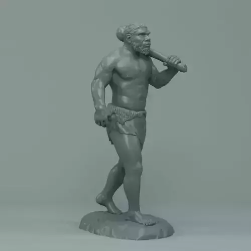 Neanderthal man 3D print model
