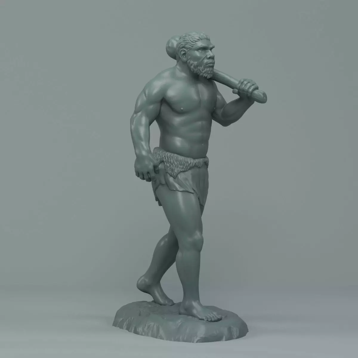Neanderthal man 3D print model