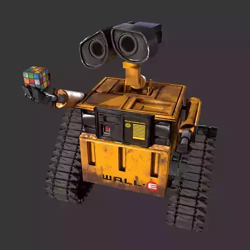 Wall-E SIFI CG Character Game Ready  Lowpoly