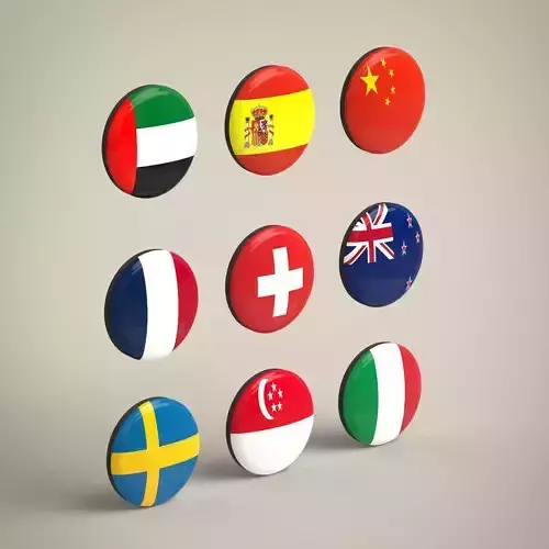 Flag Badges Collections