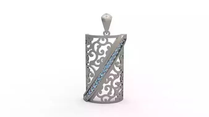 Ultra Vision Rectangle Women Pendant