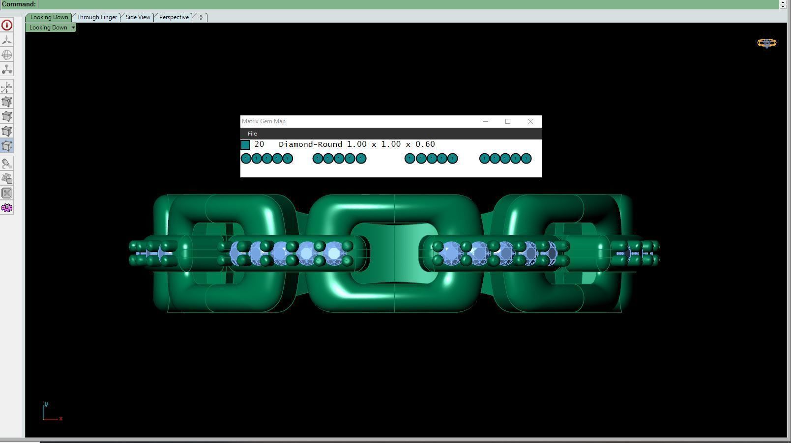 Gold ring B 3D print model_11