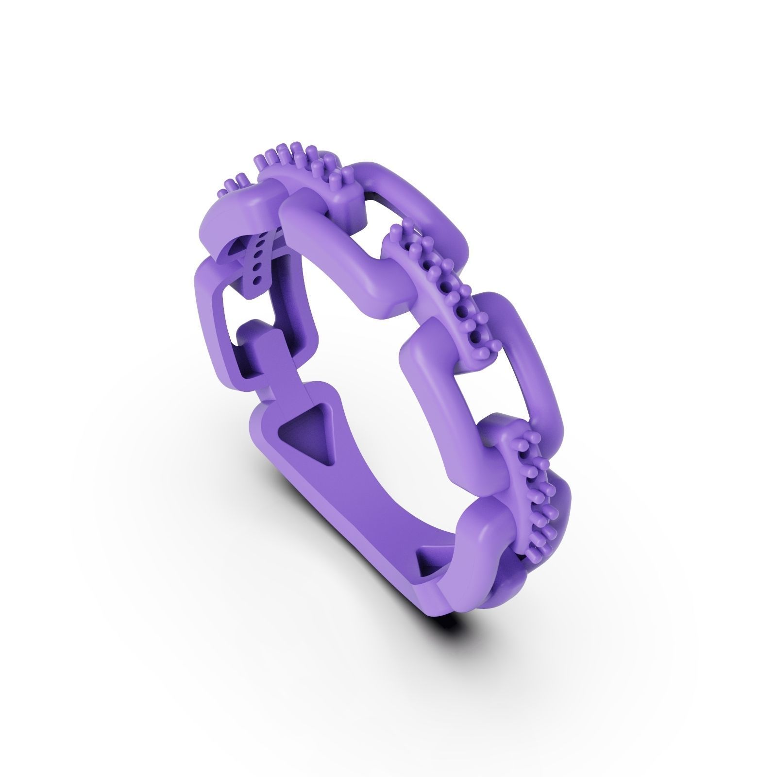 Gold ring B 3D print model_1