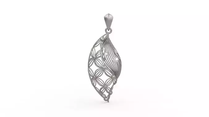 Ultra Vision Leaf Drop Women Pendant