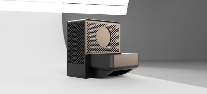3D Printable model of a Soap-dish with Toothbrush Holder v2 3D print model