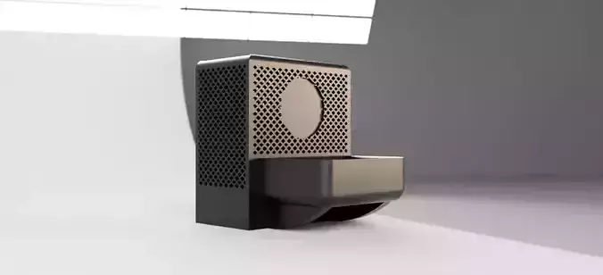 3D Printable model of a Soap-dish with Toothbrush Holder v2 3D print model