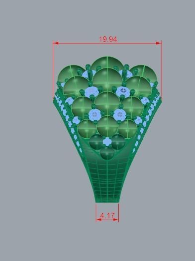 pearl Dimond ring 3D print model_7