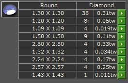 pearl Dimond ring 3D print model_9