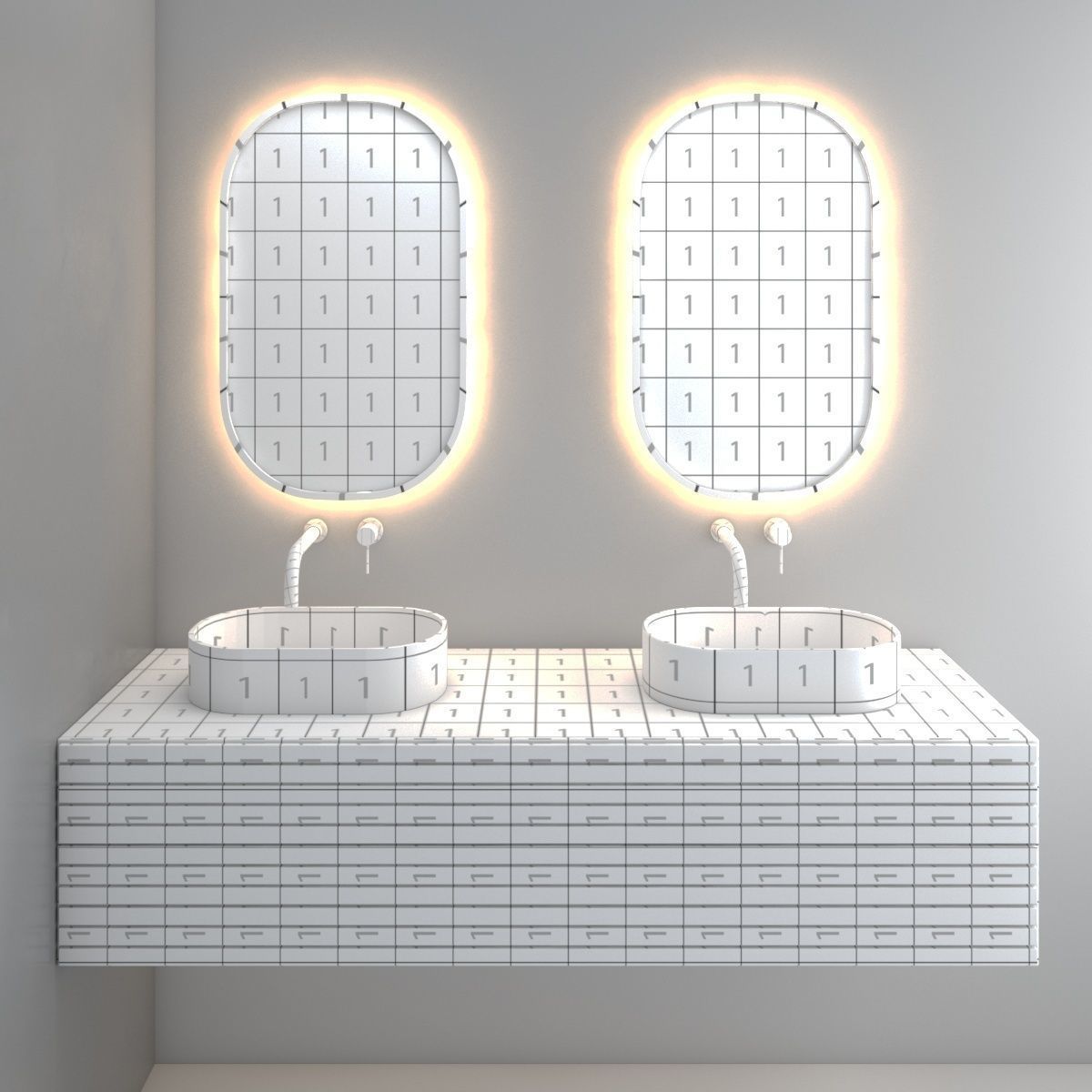 bathroom set 18 3D model_6