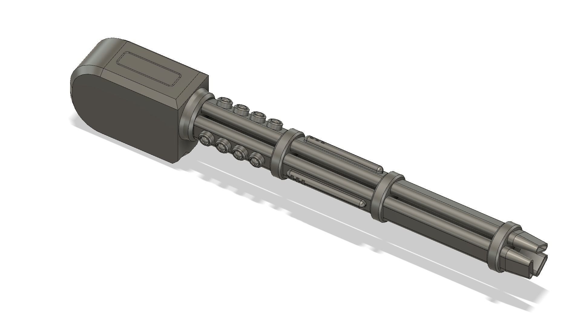 Plasma Gatling Free 3D print model_1