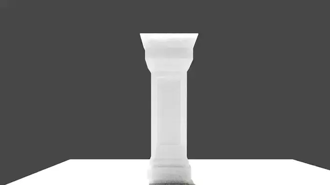 LOW POLY GAME READY PILLAR BLENDER MODEL