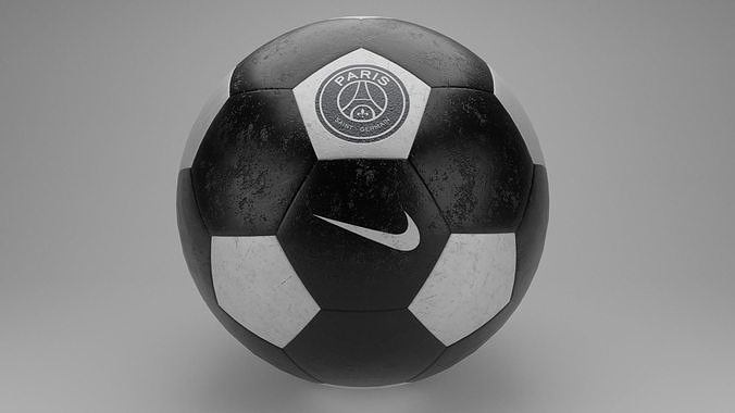 Nike Soccer Ball Special Edition Paris Saint-Germain FC Free low-poly 3D model