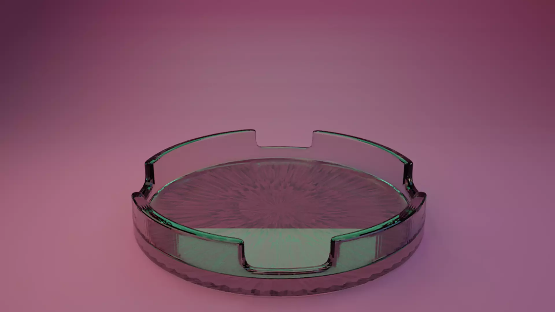 Ashtray glass 3D model_0