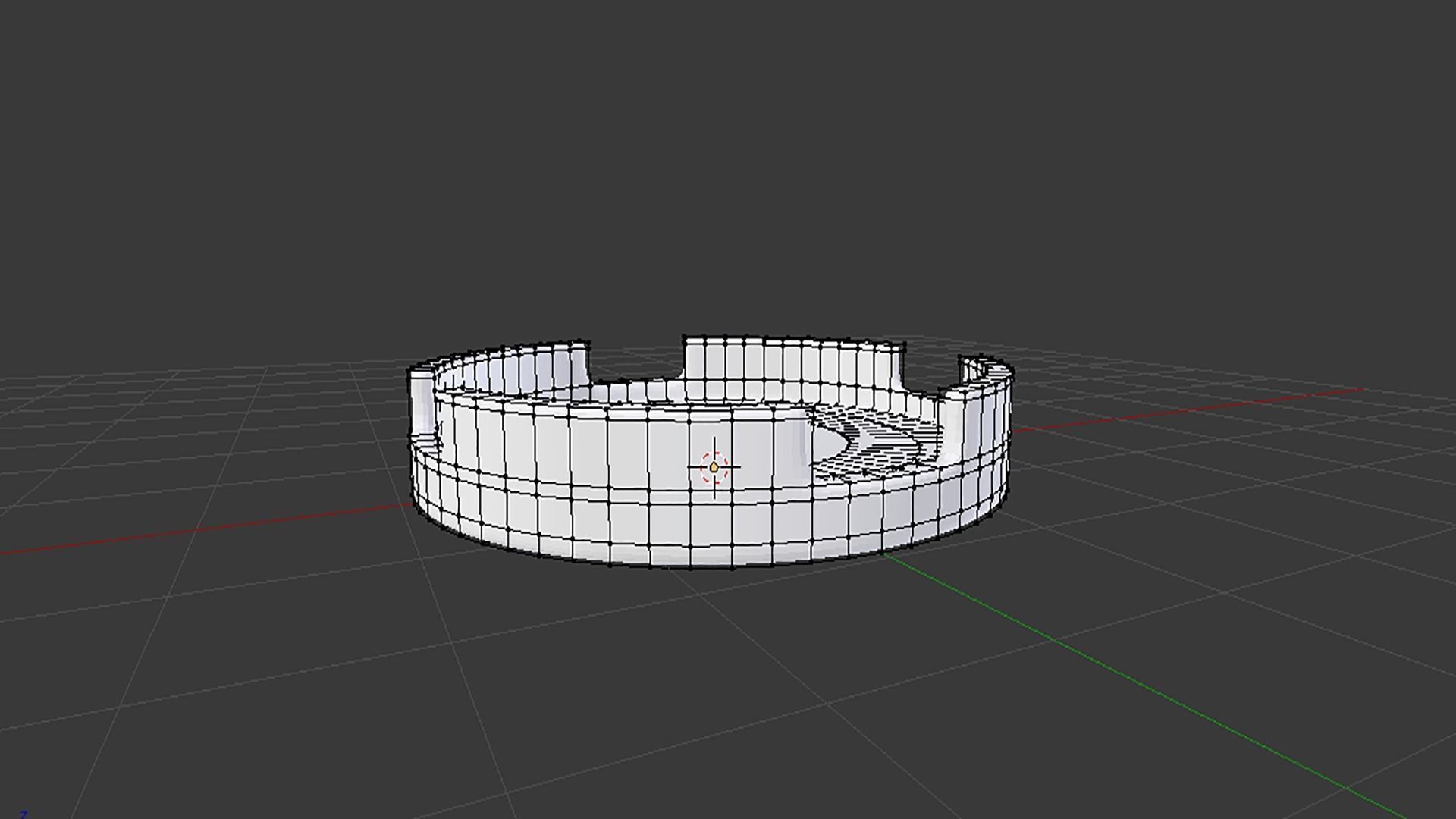 Ashtray glass 3D model_4