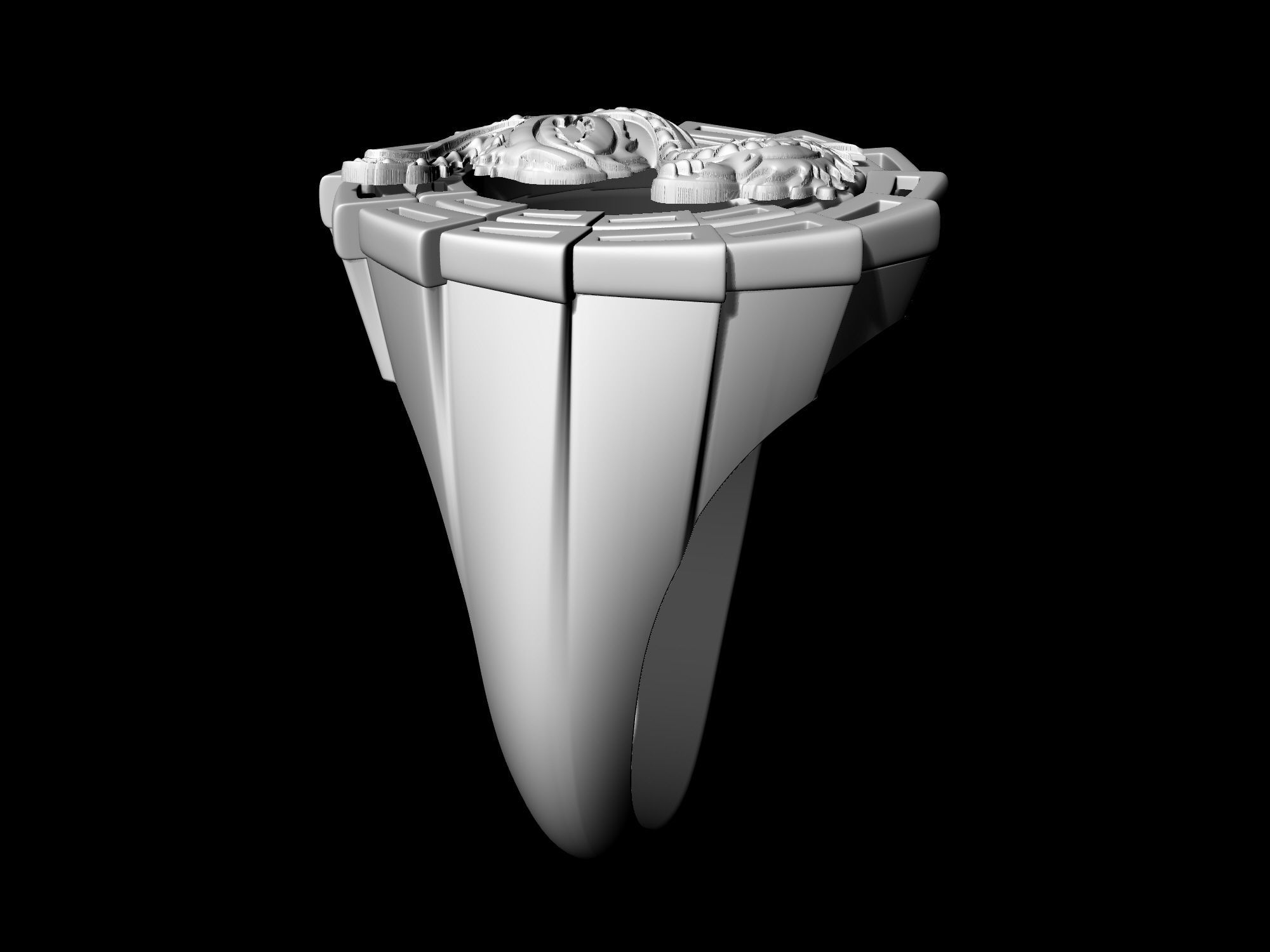 Dragon Ring 3D print model_9