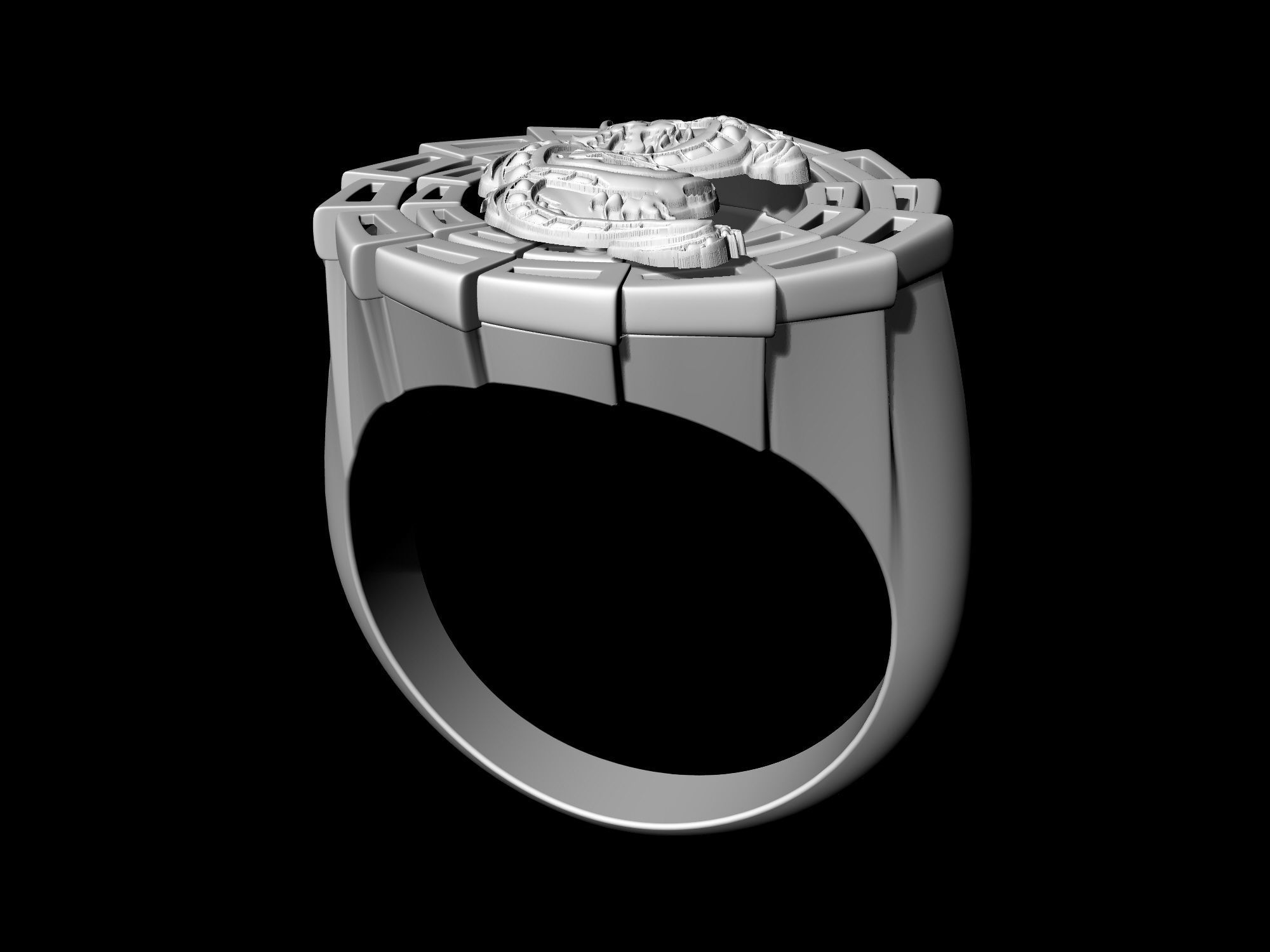 Dragon Ring 3D print model_8