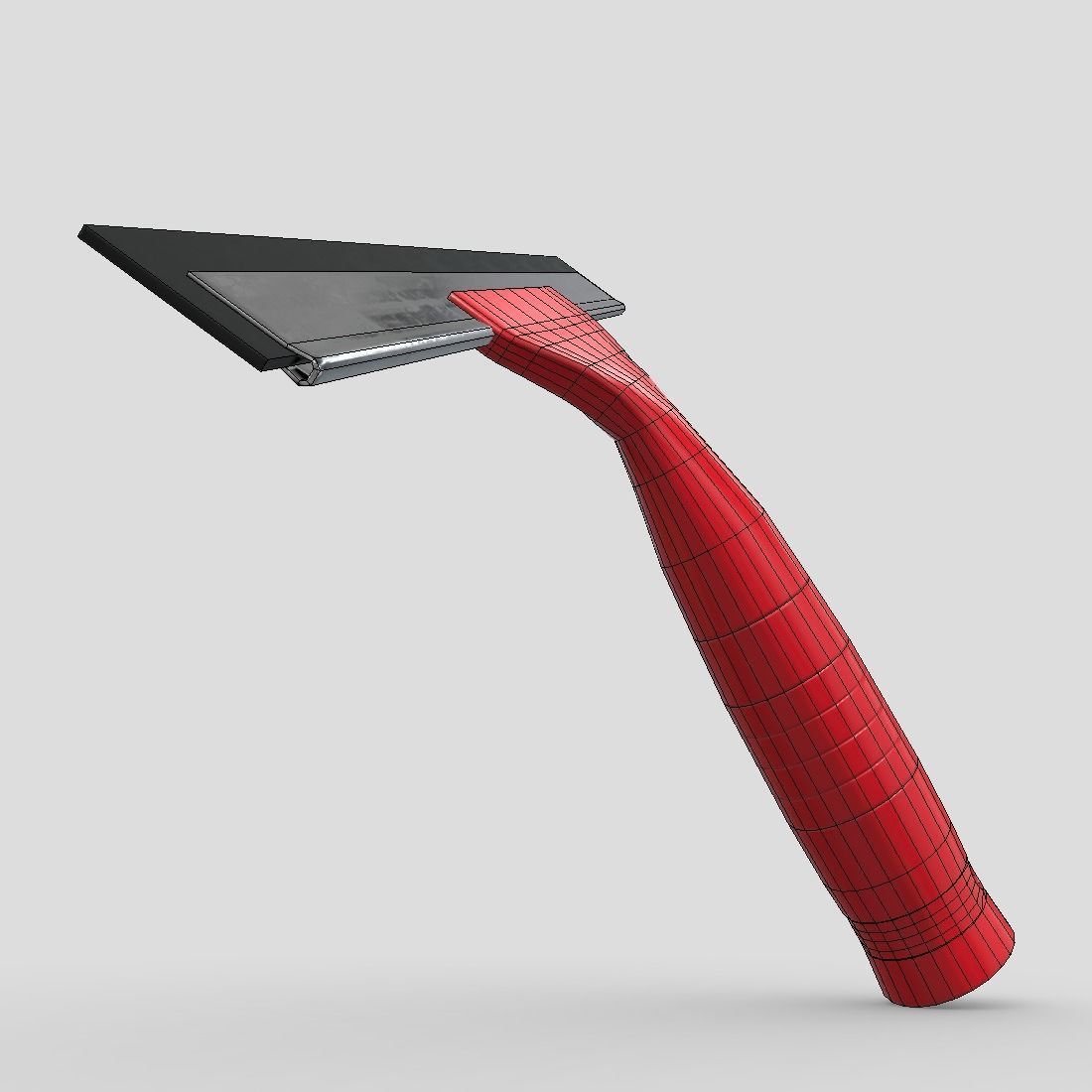 Window Wiper Low-poly 3D model_4