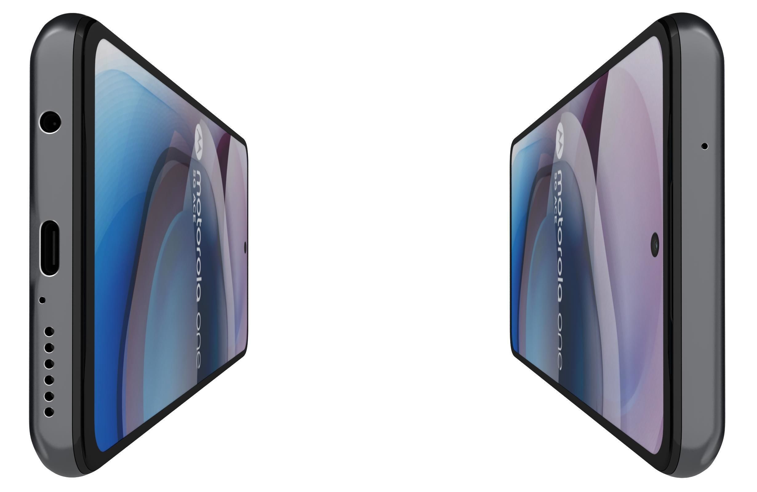 Motorola One 5G Ace Volcanic Gray 3D model_9