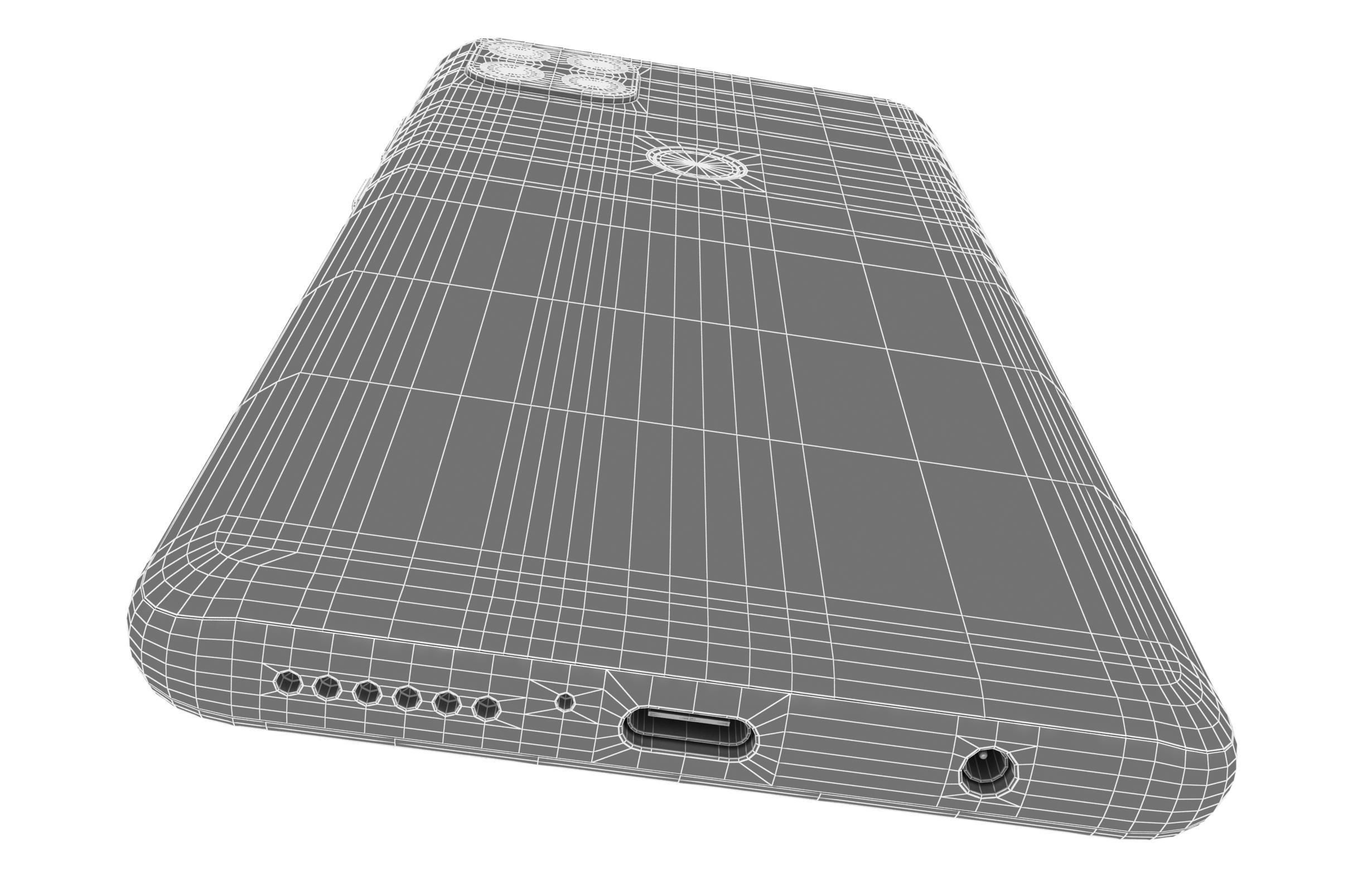 Motorola One 5G Ace Volcanic Gray 3D model_21