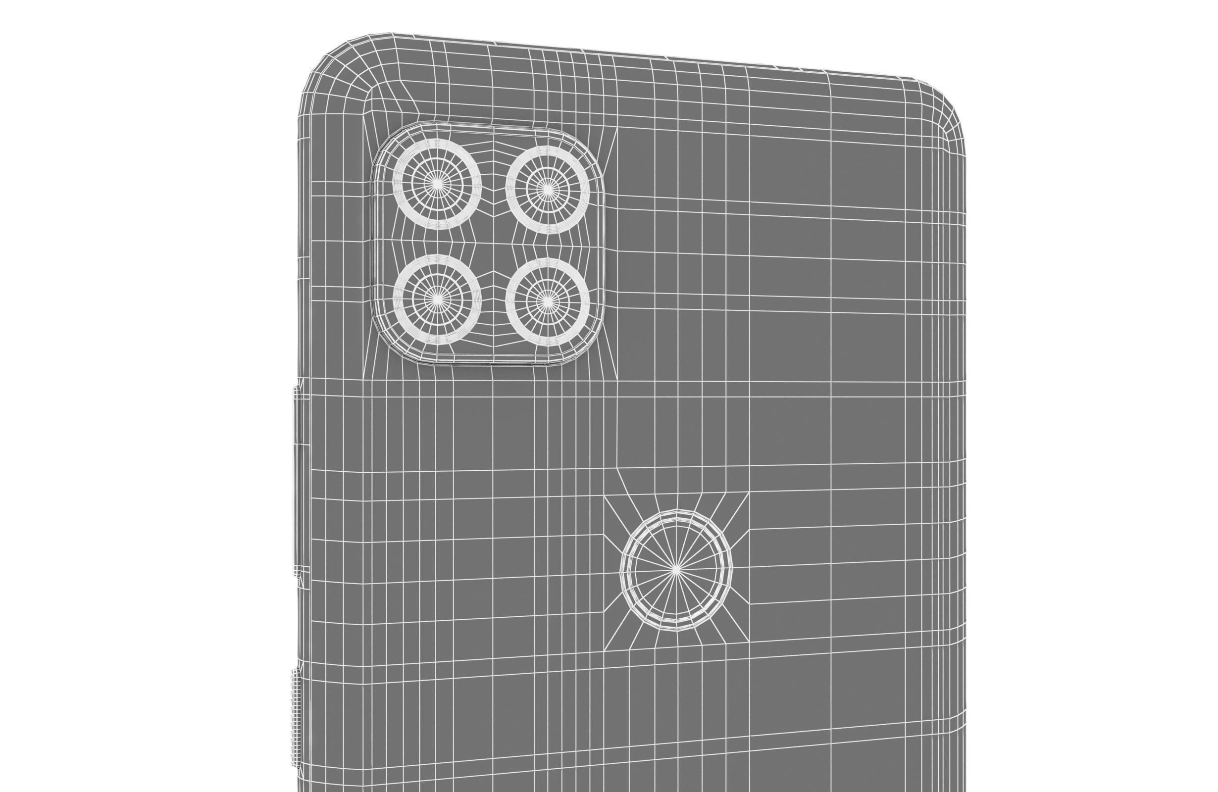 Motorola One 5G Ace Volcanic Gray 3D model_20