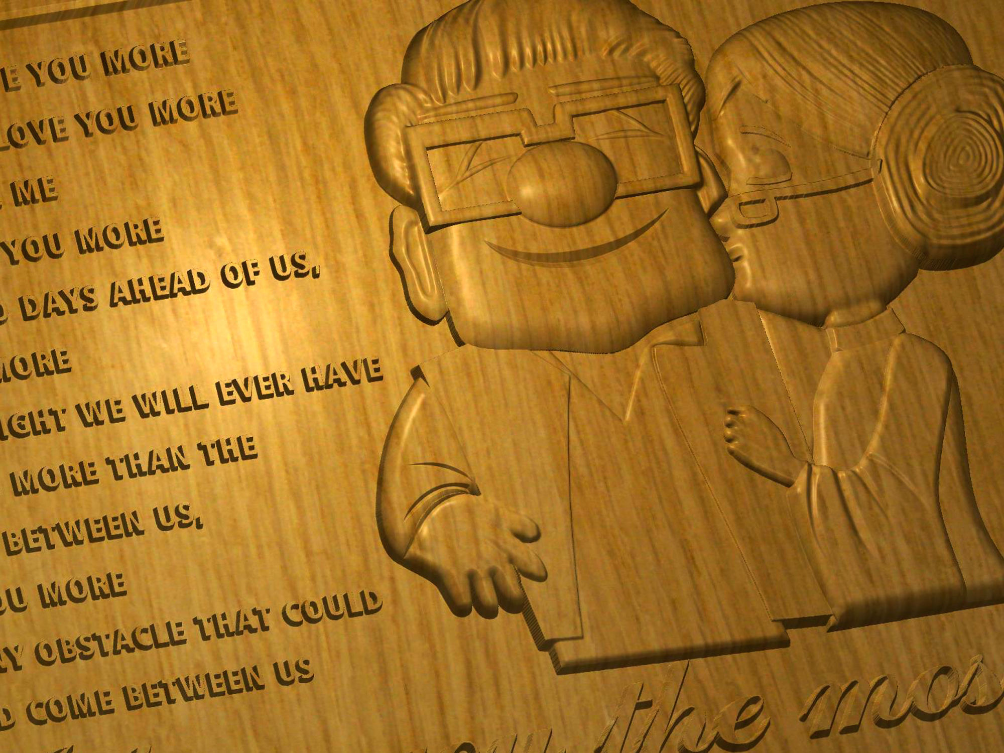 Love 3d model for cnc machines and 3d printers 3D model_7