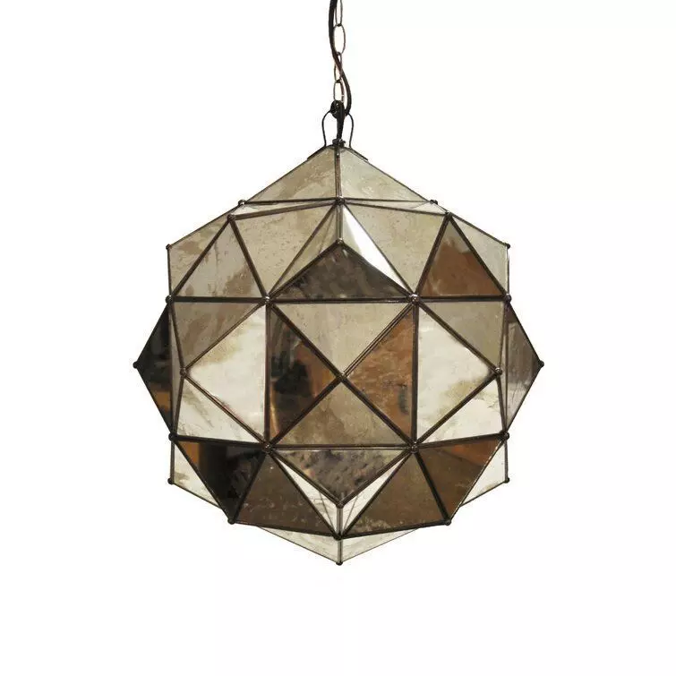 Light Single Geometric Pendant Free 3D model