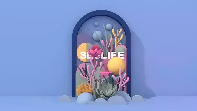 Flowers door