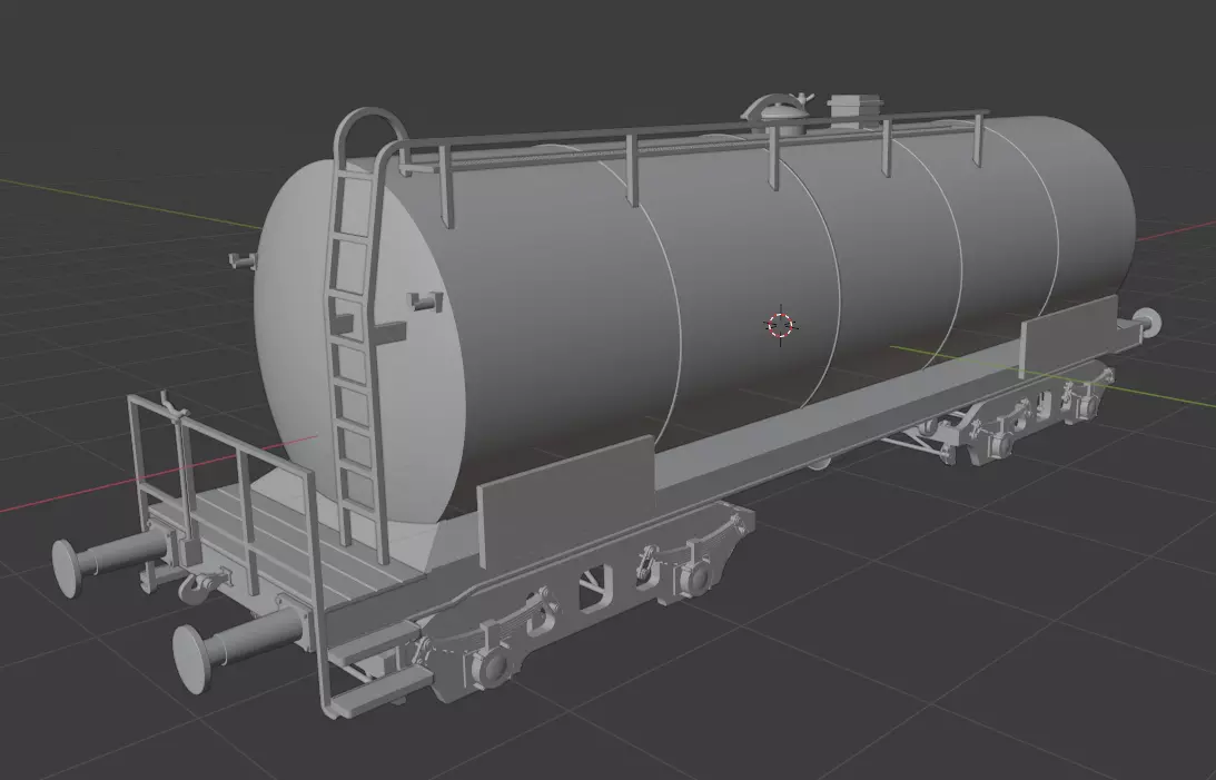 H0 1-87 scale Uerdingen tank car 3D print model_0