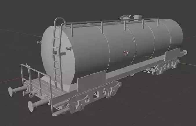 H0 1-87 scale Uerdingen tank car 3D print model