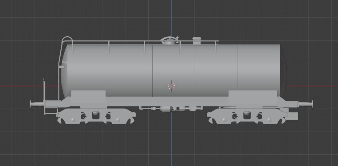 H0 1-87 scale Uerdingen tank car 3D print model_1