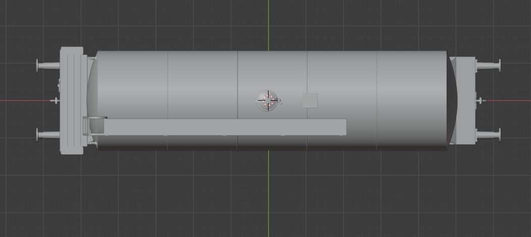 H0 1-87 scale Uerdingen tank car 3D print model_3