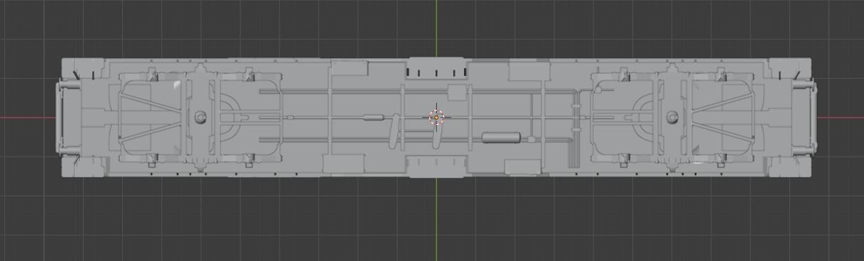 H0 1-87 scale Umbauwagen BD4yg 2nd class with luggage room 3D print model_5