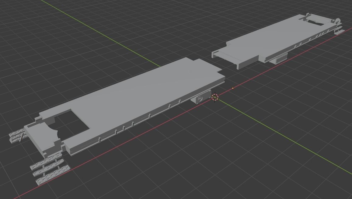 H0 1-87 scale Umbauwagen BD4yg 2nd class with luggage room 3D print model_17