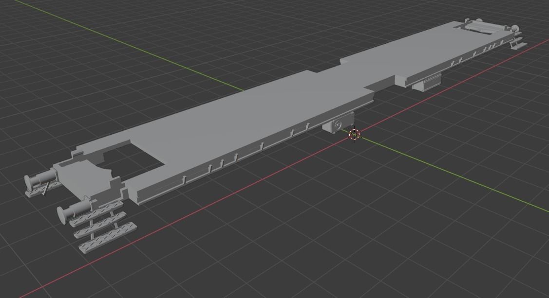 H0 1-87 scale Umbauwagen BD4yg 2nd class with luggage room 3D print model_16