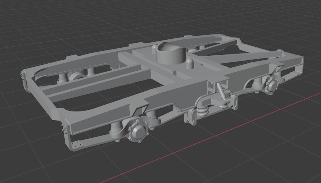 H0 1-87 scale Umbauwagen BD4yg 2nd class with luggage room 3D print model_18